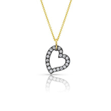 Load image into Gallery viewer, Diamond and Gold Heart Pendant - Heart of Gold - Goldhaus &amp; Alexander Jewelry Design