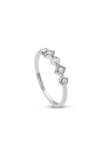 Load image into Gallery viewer, 18K white Gold and Diamond Ring