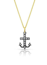 Load image into Gallery viewer, Gold and Diamond Cross Pendant - Goldhaus &amp; Alexander Jewelry Design